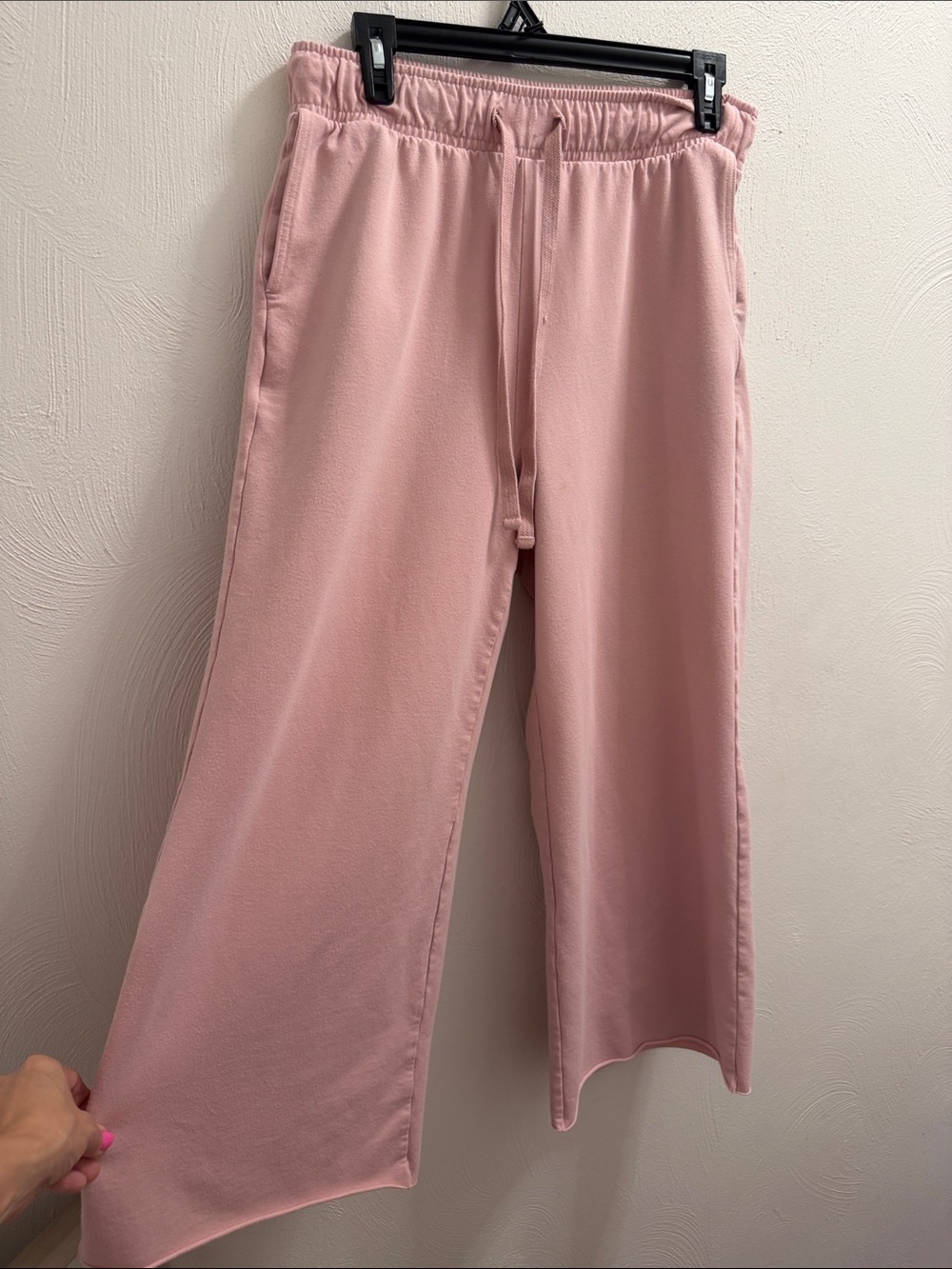 Offline by aerie Blush Pink Wide-Leg Drawstring Joggers